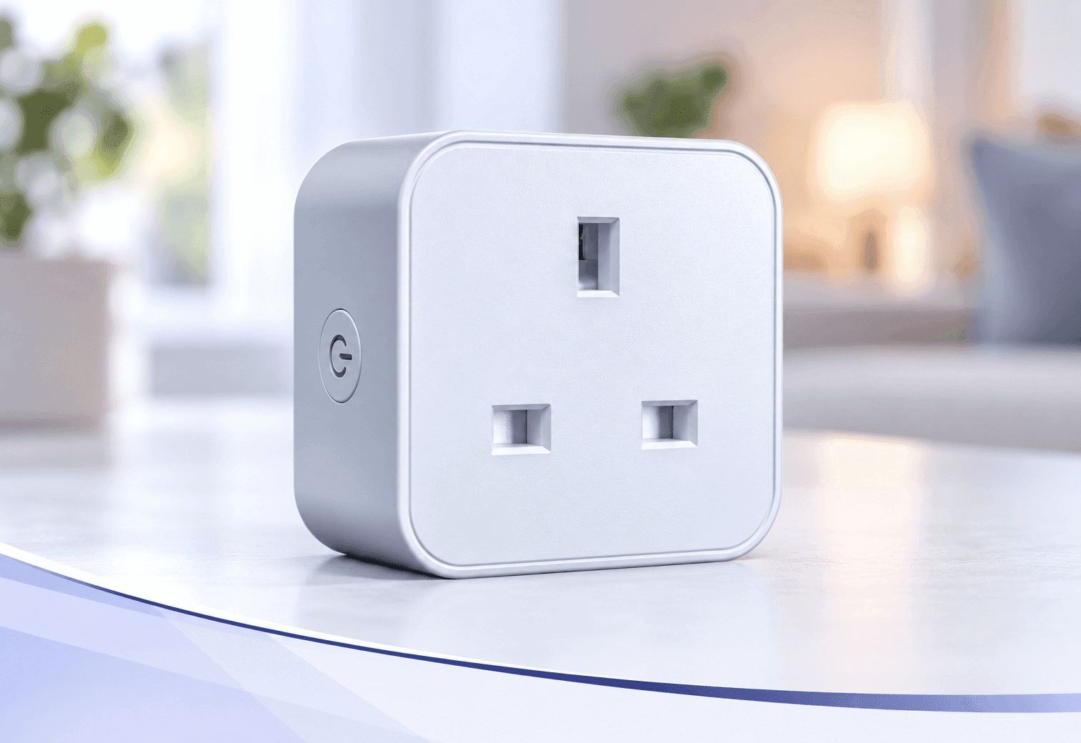 Smart plug controlled from the alarm app